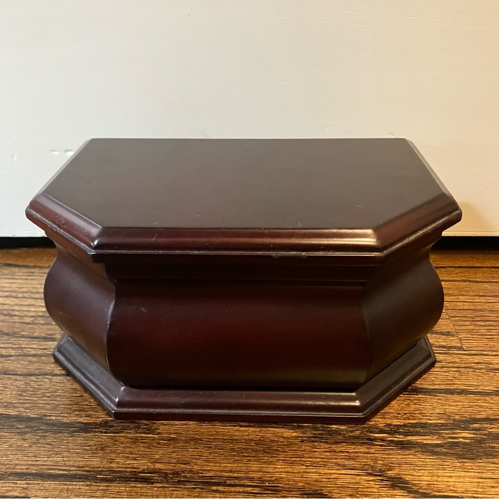 Vintage Bombay Company Wood Jewelry Box